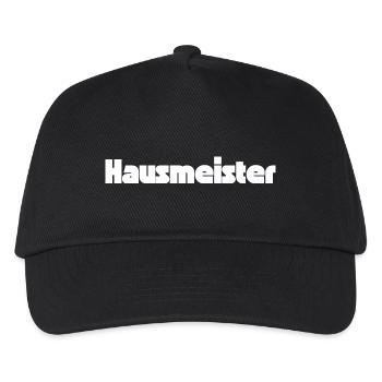 Hausmeister Hausmeisterei - Kinder Basecap - Schwarz - Vorne