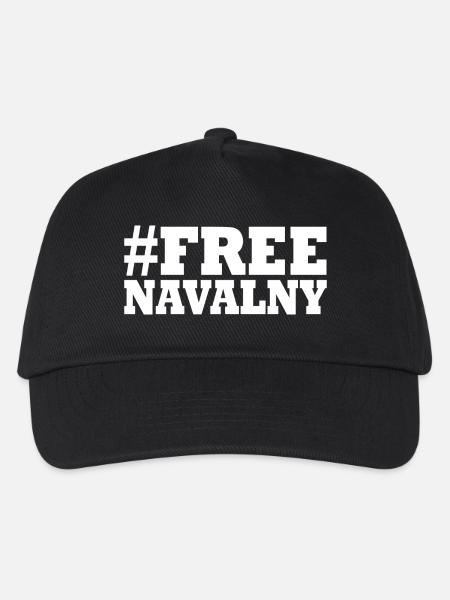 Free navalny - Kinder Basecap - Schwarz