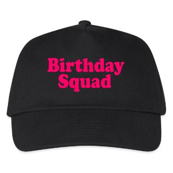 Birthday squad - Kids’ Baseball Cap - black - Front