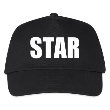 Star - Kinder Basecap - Schwarz - Vorne