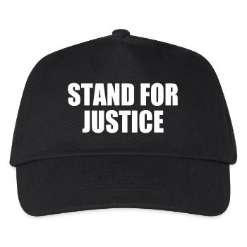 Stand for justice - Kinder Basecap - Schwarz - Vorne
