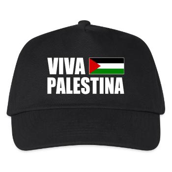 Viva palestina - Kinder Basecap - Schwarz - Vorne