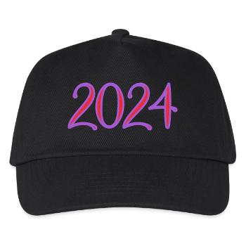 2024 - Kinder Basecap - Schwarz - Vorne