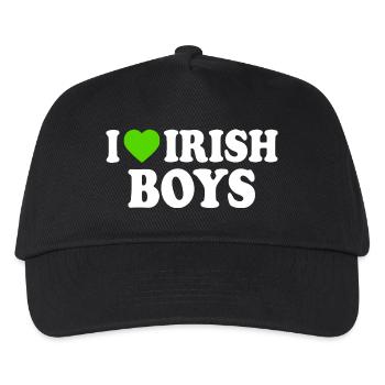 I love irish boys - Kinder Basecap - Schwarz - Vorne