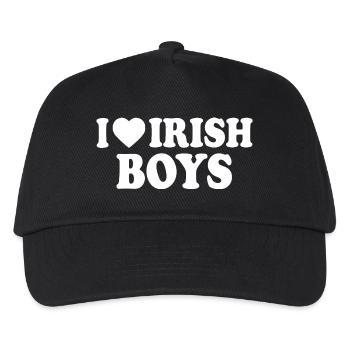 I love irish boys - Kinder Basecap - Schwarz - Vorne