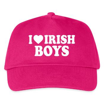 I love irish boys - Kinder Basecap - Fuchsia - Vorne