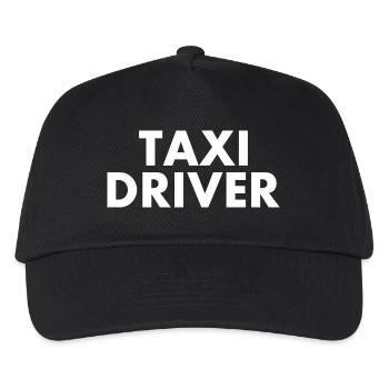 Taxi driver - Kinder Basecap - Schwarz - Vorne