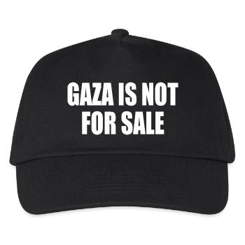 gaza is not for sale - Kids’ Baseball Cap - black - Front