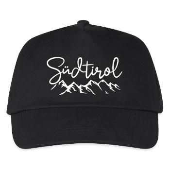 South Tyrol Hiking South Tyrolean mountains - Kids’ Baseball Cap - black - Front