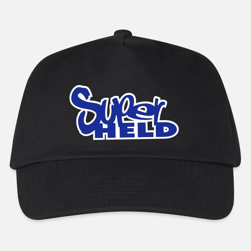 superhero - Kids’ Baseball Cap - black