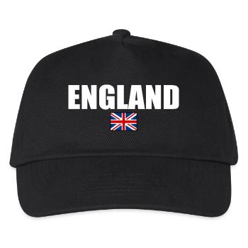 angleterre - Casquette de baseball Enfant - noir - Devant