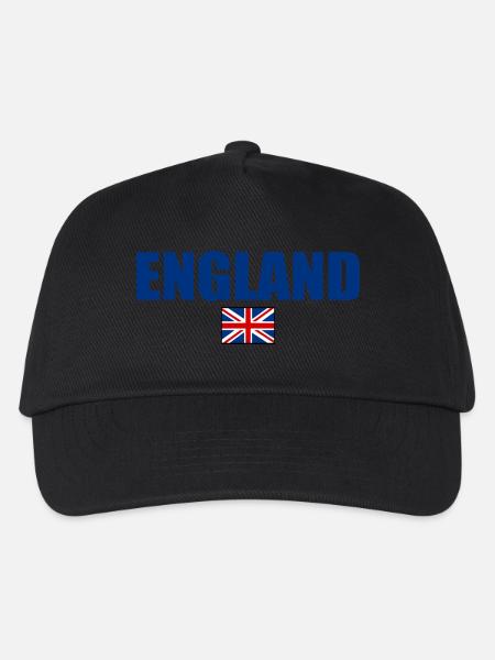 England - Kinder Basecap - Schwarz