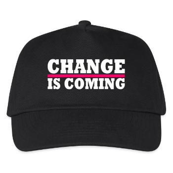 Change is coming - Casquette de baseball Enfant - noir - Devant