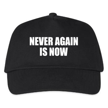Never again is now - Kids’ Baseball Cap - black - Front