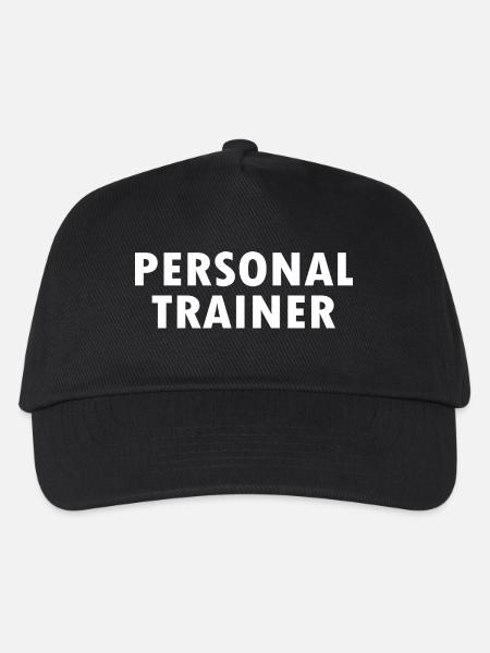 Personal trainer - Kinder Basecap - Schwarz