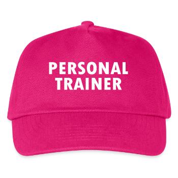 Personal trainer - Kinder Basecap - Fuchsia - Vorne