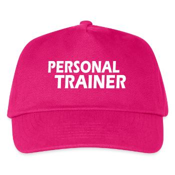 Personal trainer - Kinder Basecap - Fuchsia - Vorne