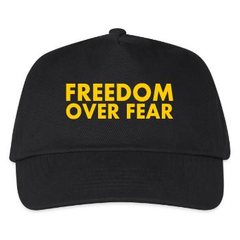 Freedom over fear - Kids’ Baseball Cap - black - Front