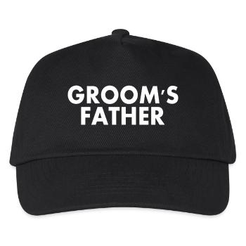 Grooms father - Kinder Basecap - Schwarz - Vorne