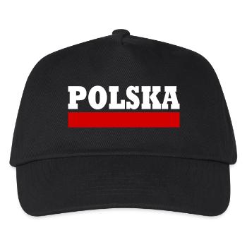 Polska - Kinder Basecap - Schwarz - Vorne