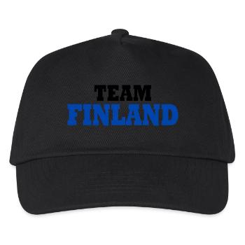 Finland - Kids’ Baseball Cap - black - Front