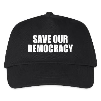 Save our democracy - Kids’ Baseball Cap - black - Front