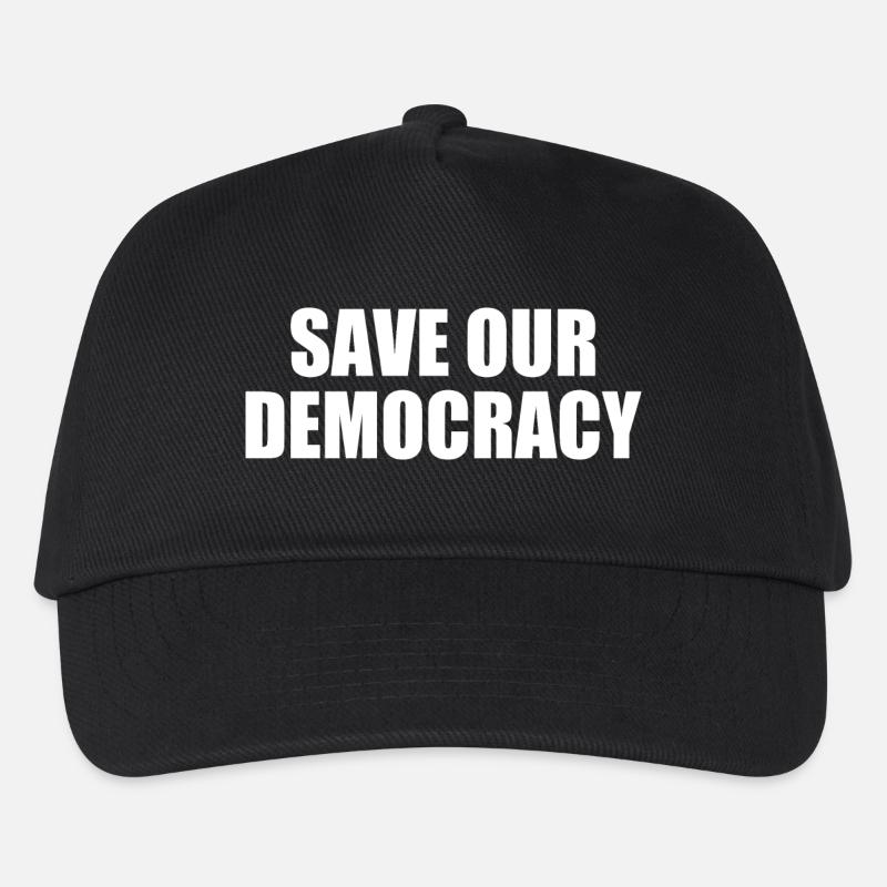 Save our democracy - Kinder Basecap - Schwarz