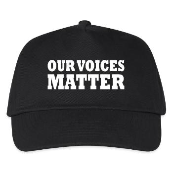 Our voices matter - Kids’ Baseball Cap - black - Front