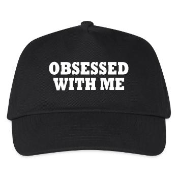 obsessed with me - Casquette de baseball Enfant - noir - Devant
