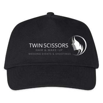 Twin Scissors Sylt Logo - Kinder Basecap - Schwarz - Vorne