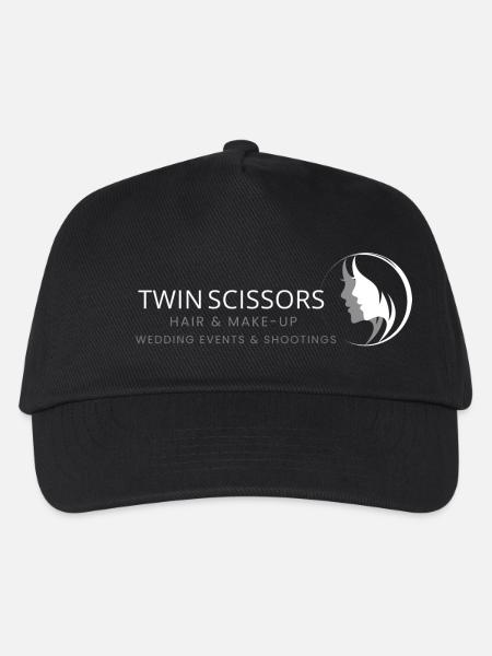 Twin Scissors Sylt Logo - Kinder Basecap - Schwarz