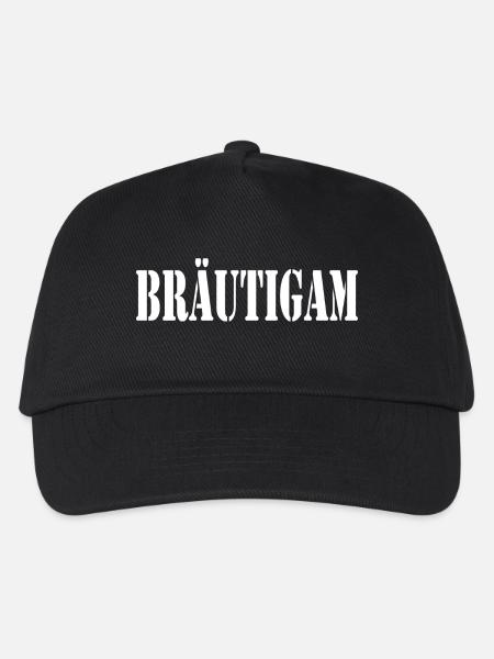 Bräutigam - Kinder Basecap - Schwarz