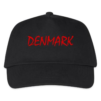Danemark - Casquette de baseball Enfant - noir - Devant