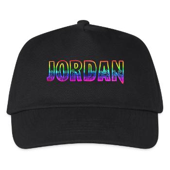jordan rs rainbow - Kids’ Baseball Cap - black - Front