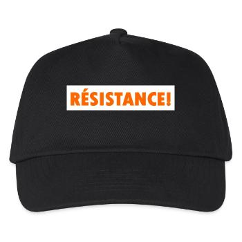 Rèsistance - Kids’ Baseball Cap - black - Front