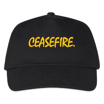 ceasefire - Kinder Basecap - Schwarz - Vorne