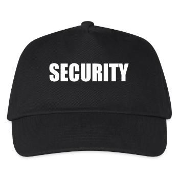 Security - Kids’ Baseball Cap - black - Front