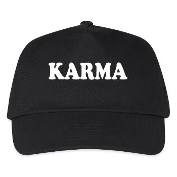 Karma - Kinder Basecap - Schwarz - Vorne