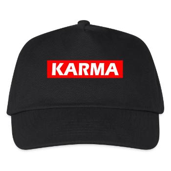 Karma - Kinder Basecap - Schwarz - Vorne