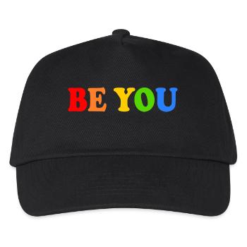 Be you - Kids’ Baseball Cap - black - Front