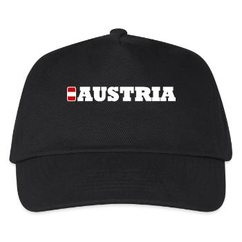 Austria / Austria - Kids’ Baseball Cap - black - Front