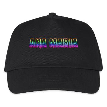Ana Maria RS Rainbow - Kids’ Baseball Cap - black - Front