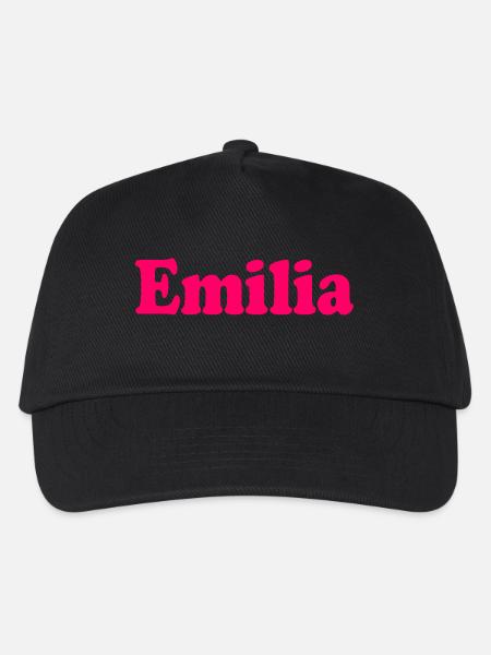 Emilia - Kinder Basecap - Schwarz