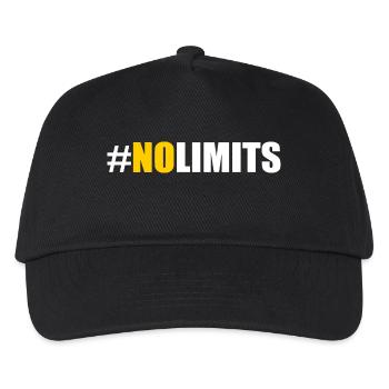 No limits - Kids’ Baseball Cap - black - Front