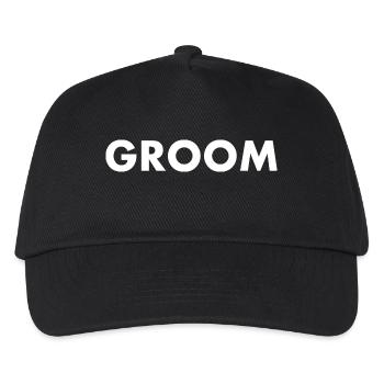 Groom - Kinder Basecap - Schwarz - Vorne