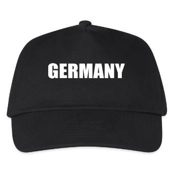 Deutschland - Kinder Basecap - Schwarz - Vorne