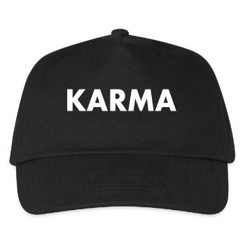 Karma - Kinder Basecap - Schwarz - Vorne