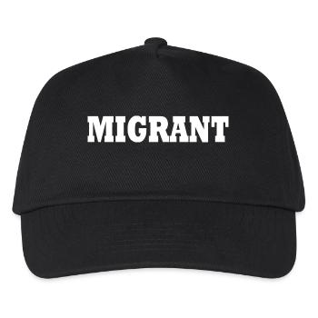 Migrant - Kids’ Baseball Cap - black - Front
