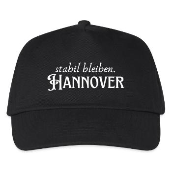 Stabil bleiben Hannover - Kinder Basecap - Schwarz - Vorne