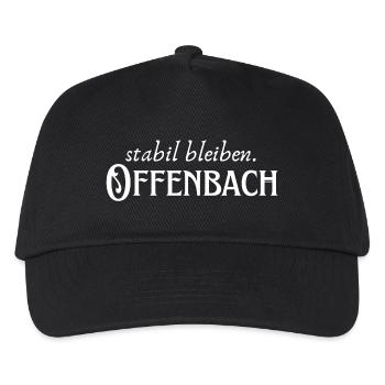 Offenbach remain stable - Kids’ Baseball Cap - black - Front